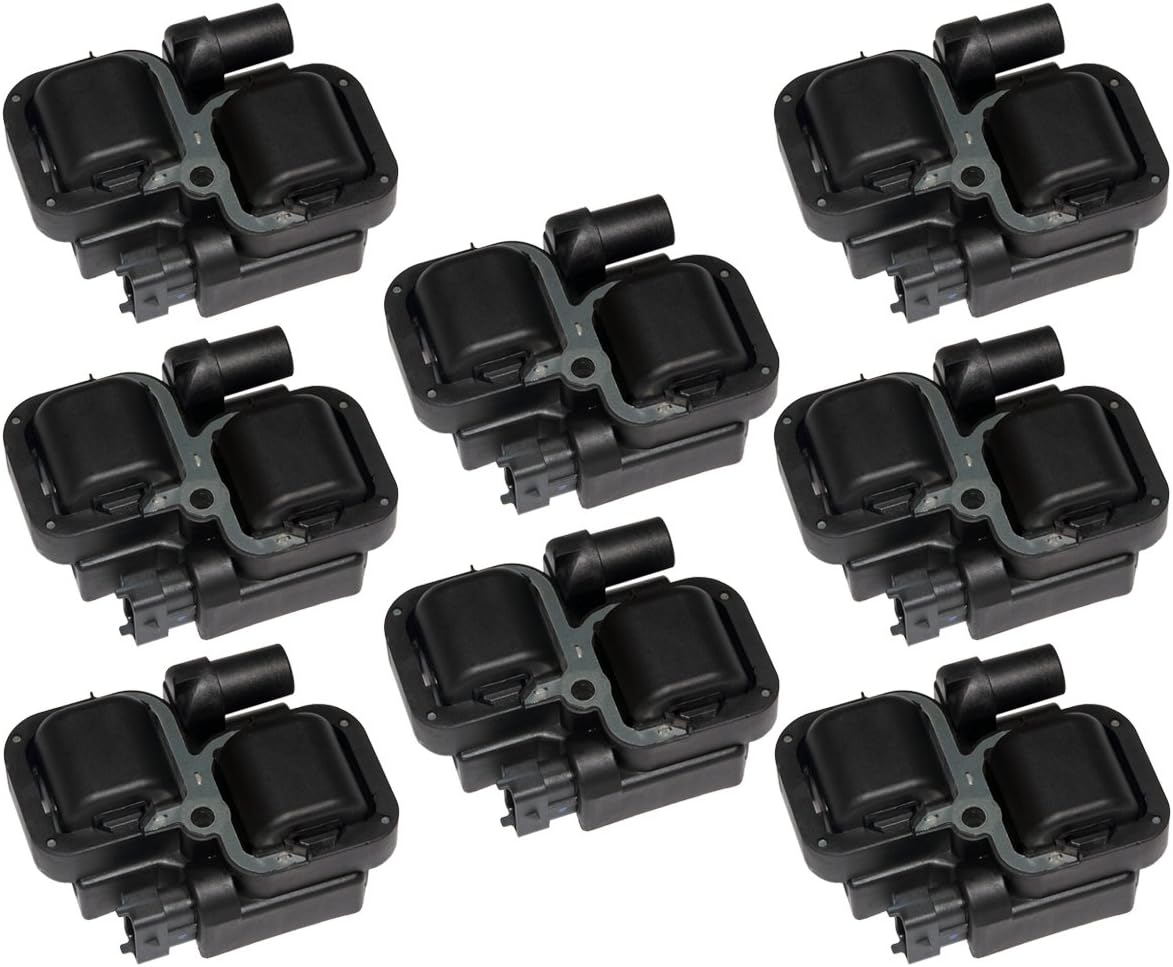 UF359 Ignition Coils High Performance Coil Packs for Mercedes-benz Chrysler Crossfire L6 V6 V8 Compatible with C1444 C1361 UF-359 (Pack of 8)
