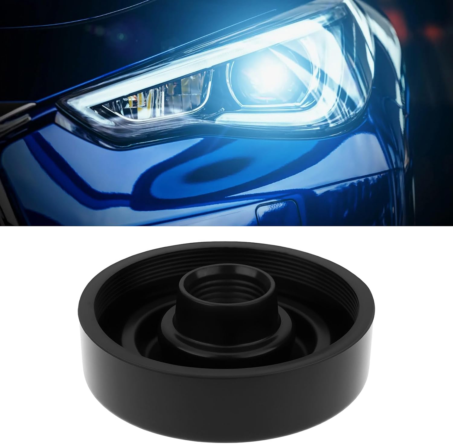 2X Headlight Rubber Cap Cover 70mm for HID Xenon LED Conversion Protects Against Dust and Moisture
