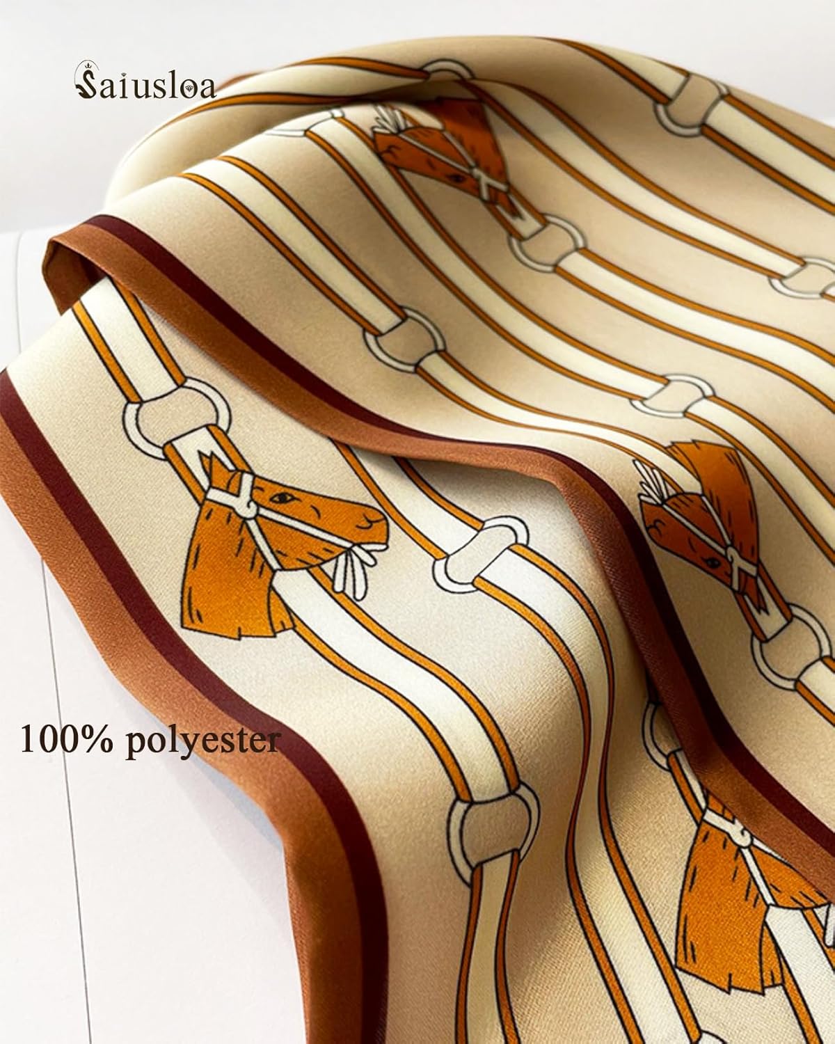 Purse Scarf For Handbags Head Scarves For Women's Hair Bags Scarfs Long Skinny Scarves Fashion Silky - Image 4