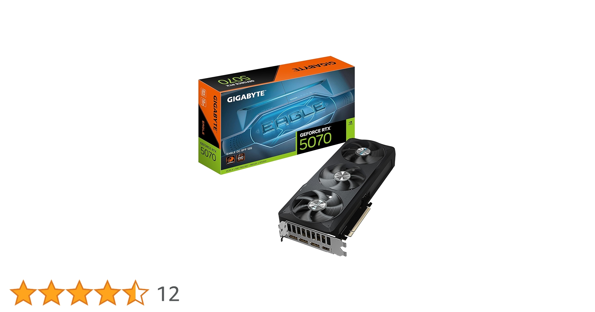 Amazon | GIGABYTE GeForce RTX 5070 Eagle OC SFF 12G グラフィック