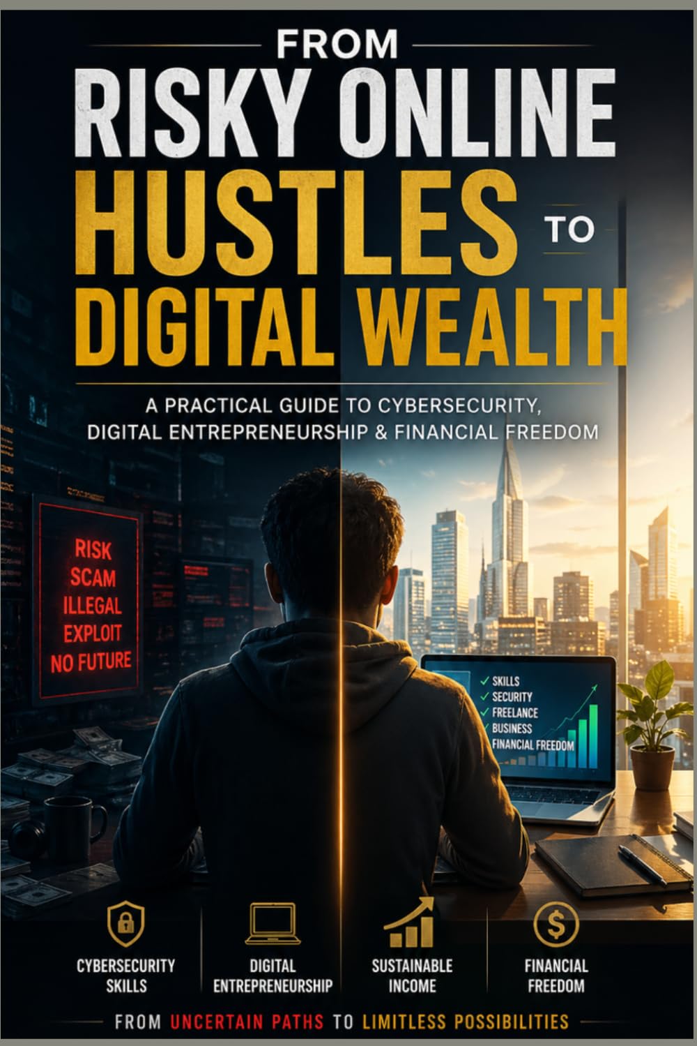 From Risky Online Hustles to Digital Wealth: A Practical Guide to Cybersecurity, Digital Entrepreneurship & Financial Freedom