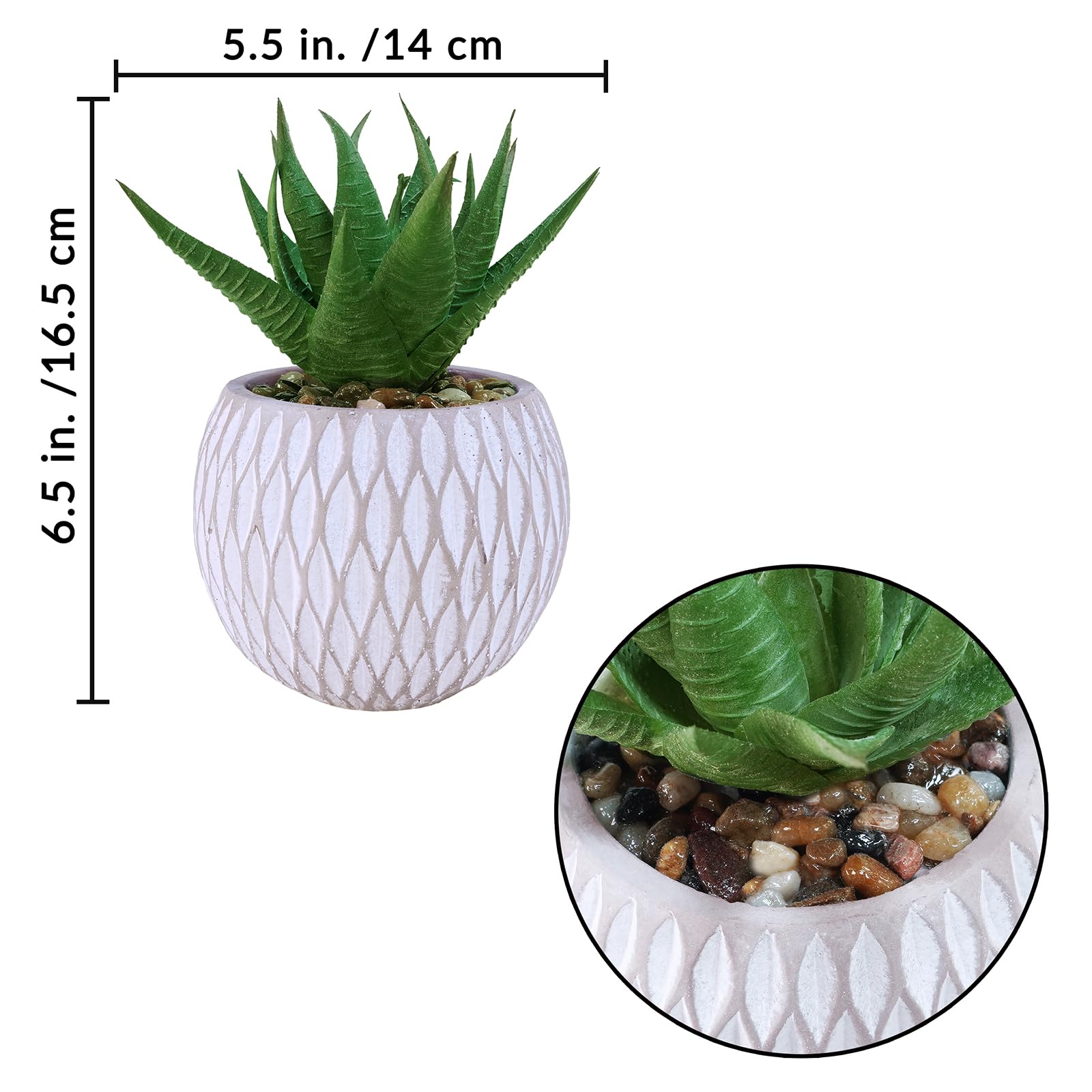 Winlyn 3 piccole piante artificiali in vaso di aloe luppolo artificiale filo di perle piante grasse in vasi di cemento geometrici grigi per interni ed esterni mensola per casa, bagno, ufficio,