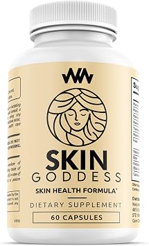 Warped Wellness Womens Skin Health Supplement | Supports Radiant and Youthful Female Complexion | Chinese Peony for Clear Skin and Feminine Glow | Skin Goddess