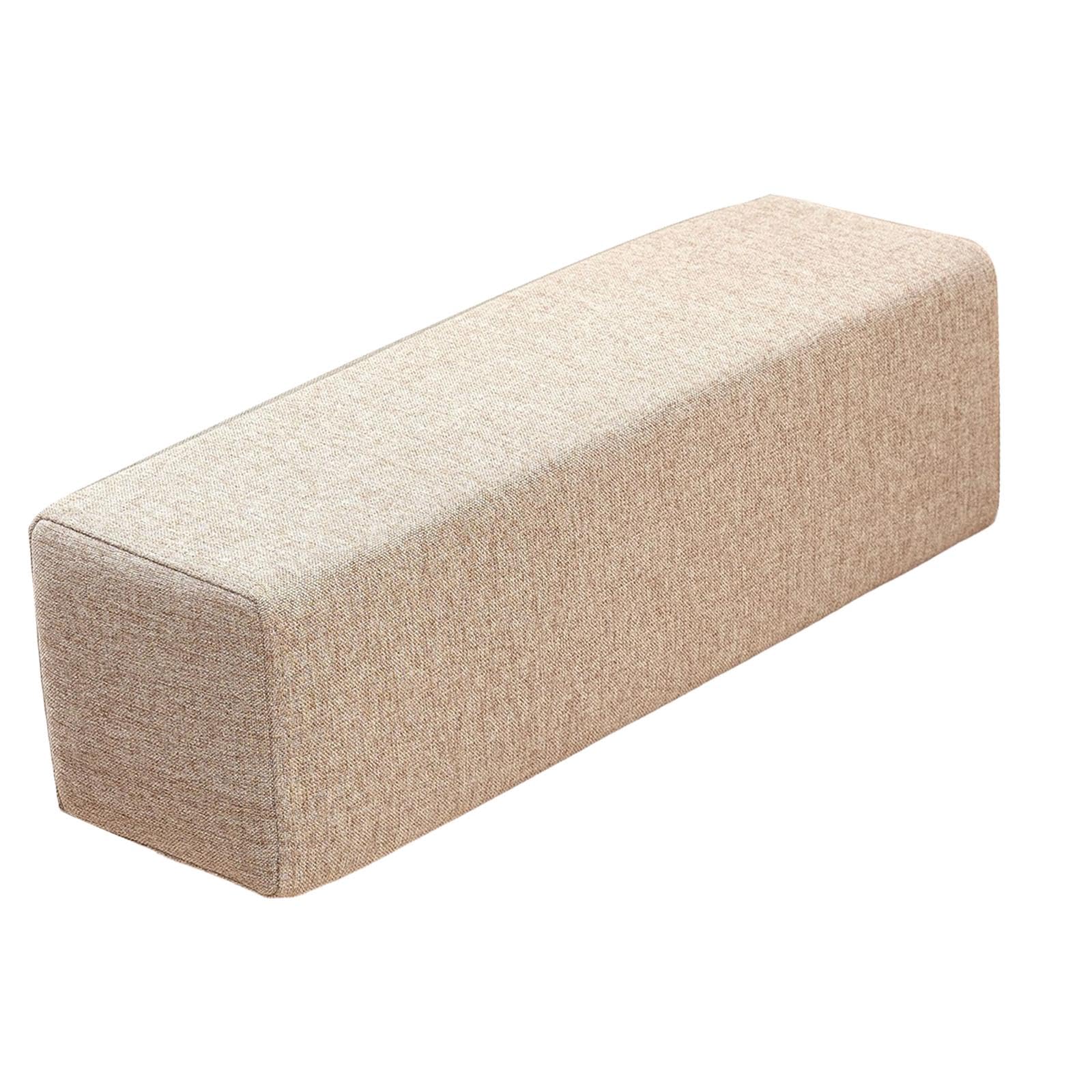 Apoyabrazos Lateral para Sofá, Cojín para Reposabrazos, Cabecero de Regalo, Soporte para, Esponja para Sillón, Dormitorio, Coche, Juegos Y, Café Ligero, Individual