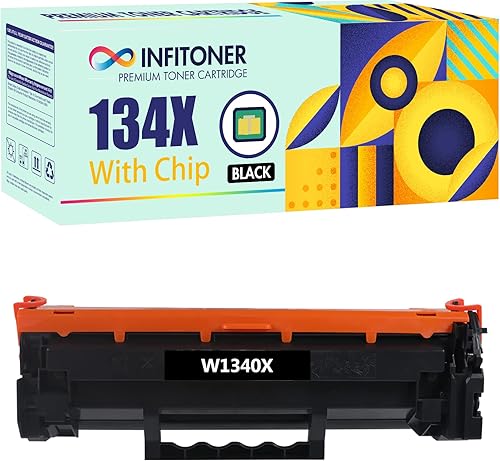 Cartuchos de tóner 134X 134A 1 paquete de alto rendimiento con chip compatible con HP 134X W1340X 134A W1340A para HP M209dwe M209dw MFP M234dw