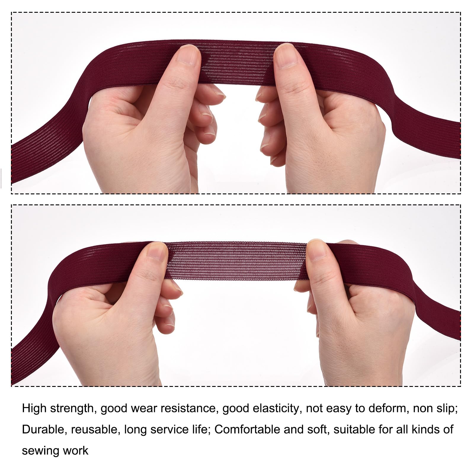 élastique Couture Sourcing Map Élastiques Bandes Pour Couture 0,8 10
