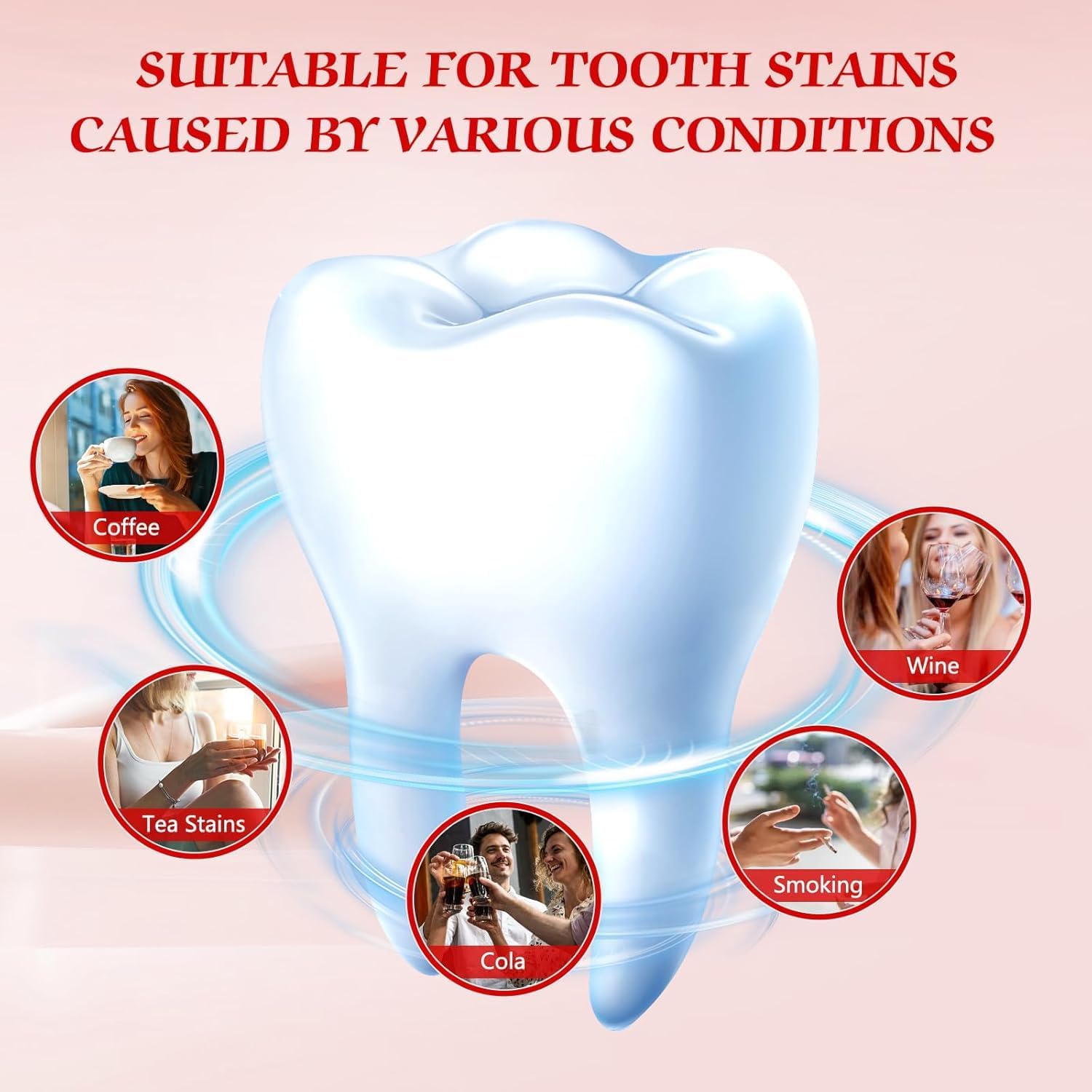 SP-6 Probiotic Whitening Toothpaste, Enhanced Formula with 6 Probiotics for Teeth Whitening and Gum Health, Enamel-Safe, Fluoride-Free, Fresh Mint Flavor, 4.6oz (4)