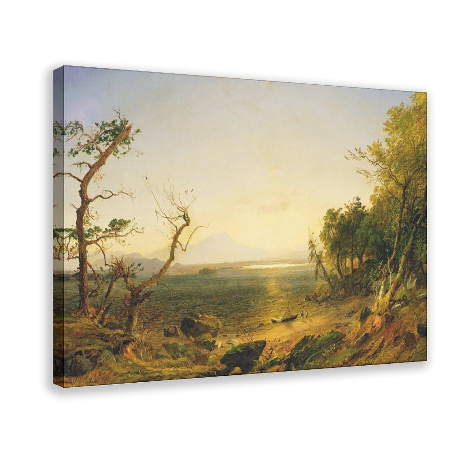 DFJyjFGJJ Jasper Francis Cropsey,Lake George,famous Art Print Canvas Poster And Wall Art Picture Print Modern Family Bedroom Decor 20" L X 30" W