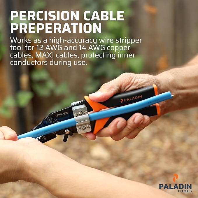 Alicate Cortador y Pelacables PA1140 4 en 1 para Cable de Riego miniatura 3