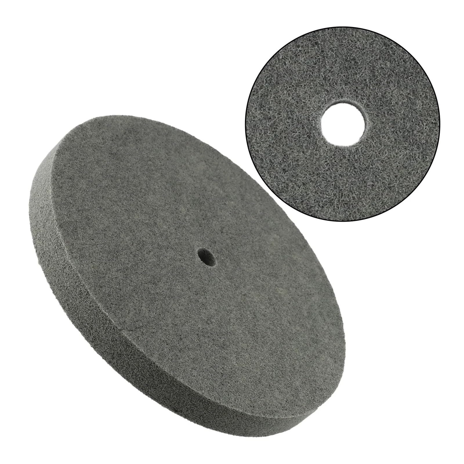 Rueda de desbarbado for eliminación de manchas de soldadura, rueda de máquina pulidora, ruedas de pulido de fibra de nailon, fibra resistente al desgaste de 1 pulgada y 25mm