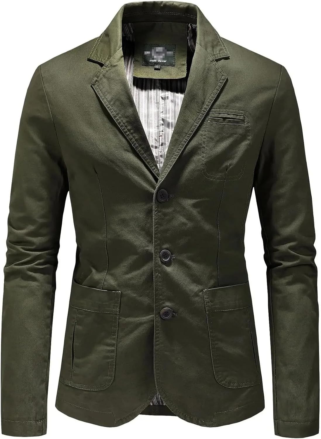 Men's Casual Cotton Suit Jacket Male Spring Autumn Cotton Top Coat