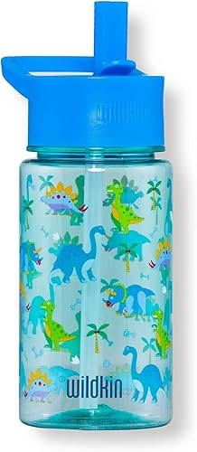 Miniatura 3 de Wildkin Paquete de lonchera con botella de agua reutilizable de 16 onzas (tierra de dinosaurios)