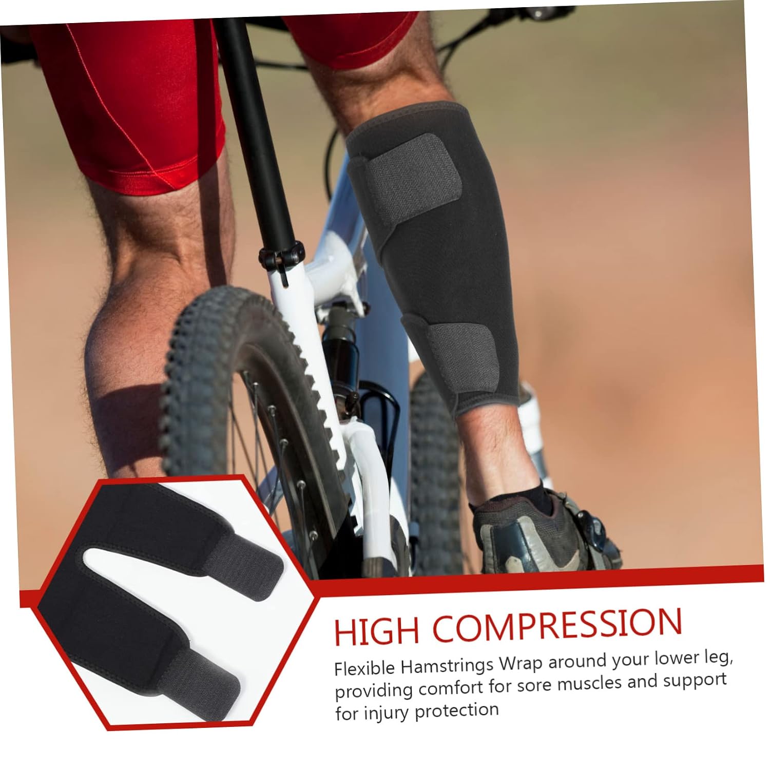 3pcs Calf Brace Adjustable Compression Sleeve for Sports Running and Cycling Protective Leg Support for Varicose Veins and Muscle Recovery Calf Sleeve