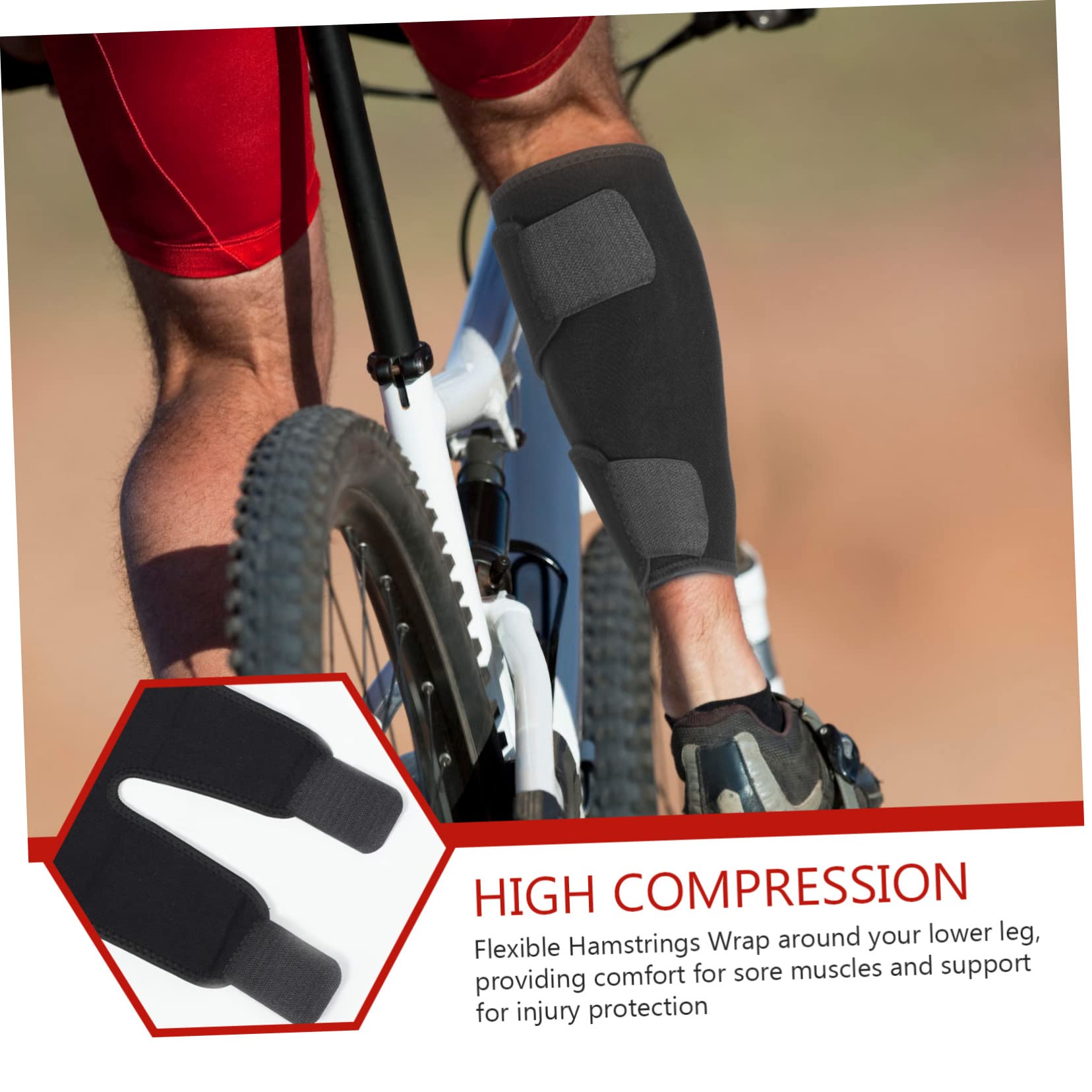 BELLIFFY Outdoor Calf Sleeve Elastic Leg Support for Running Cycling Sports Comfortable Fit Unisex Design Washable Calf Brace