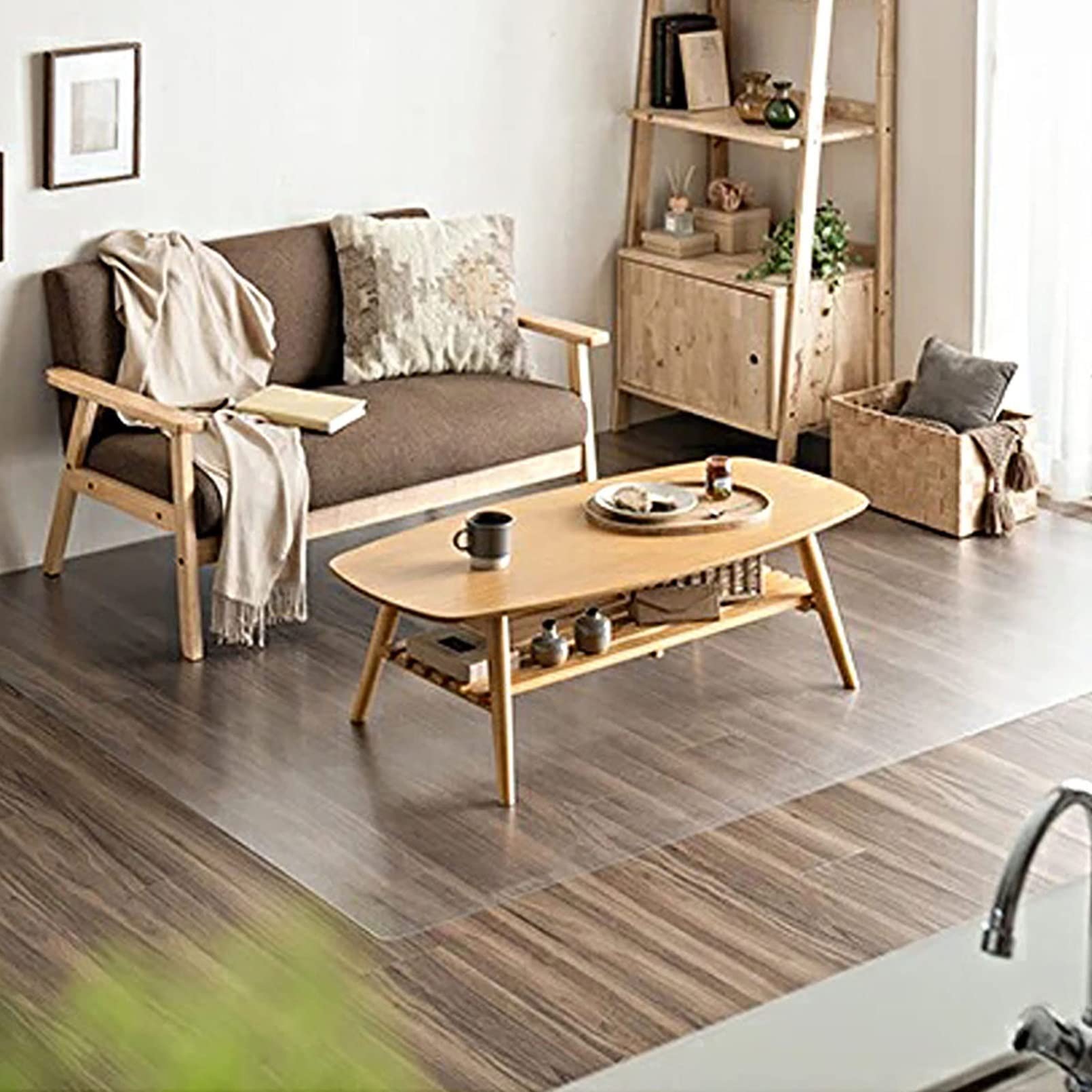 Tapis De Chaise Transparent 40x60cm - Protecteur Sol PVC Bureau Et Chaise De Bureau