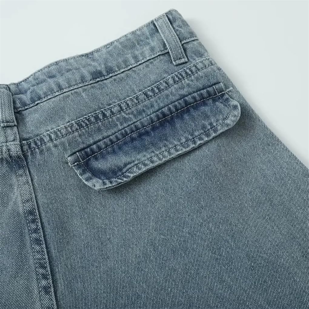 Women's Vintage Multi-Pocket Loose Work Jeans