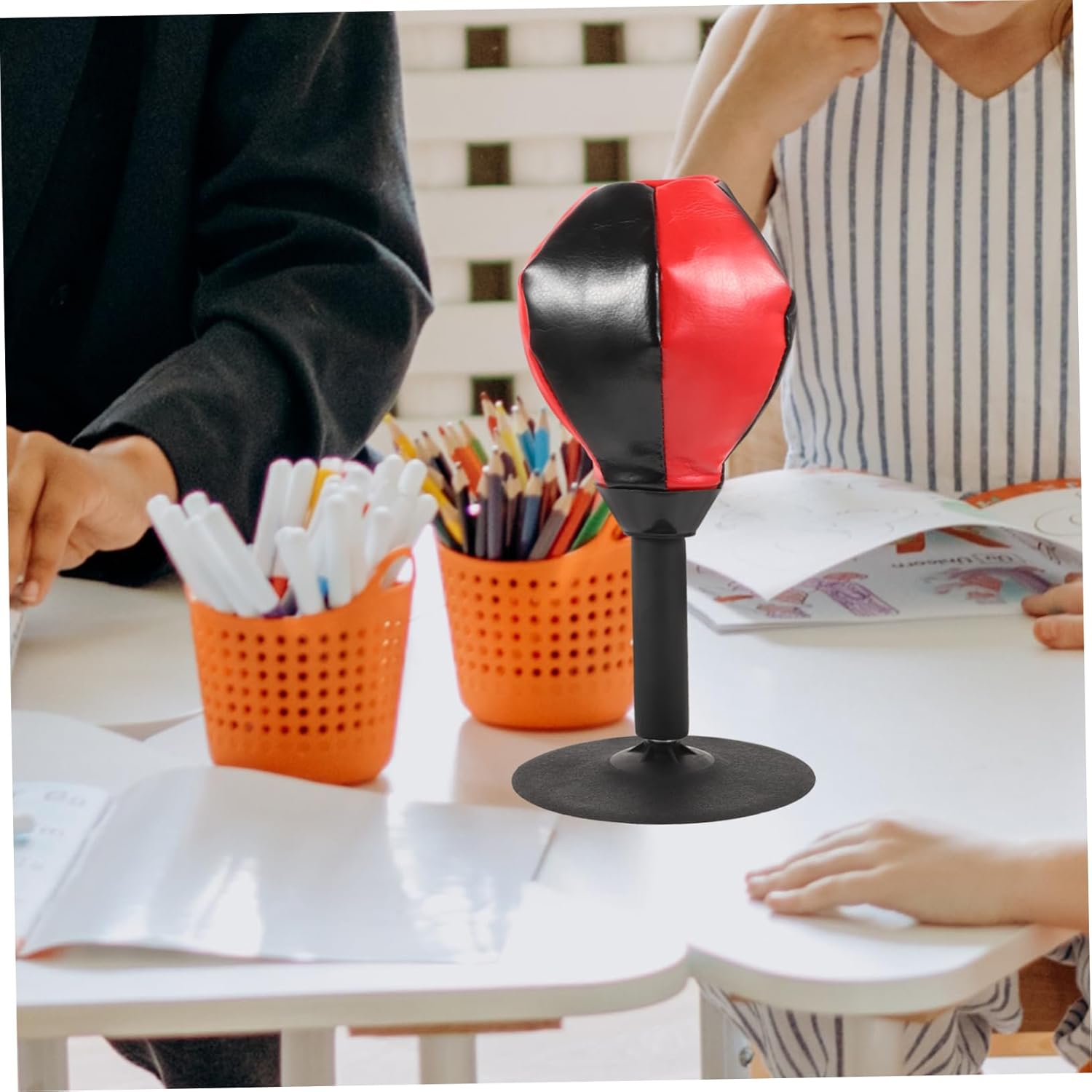 POPETPOP Desktop Punching Portable Decompression Training Tool for Use Hand-Eye Coordination and Fitness Secure Cup Design for Adults and Boys and Girls
