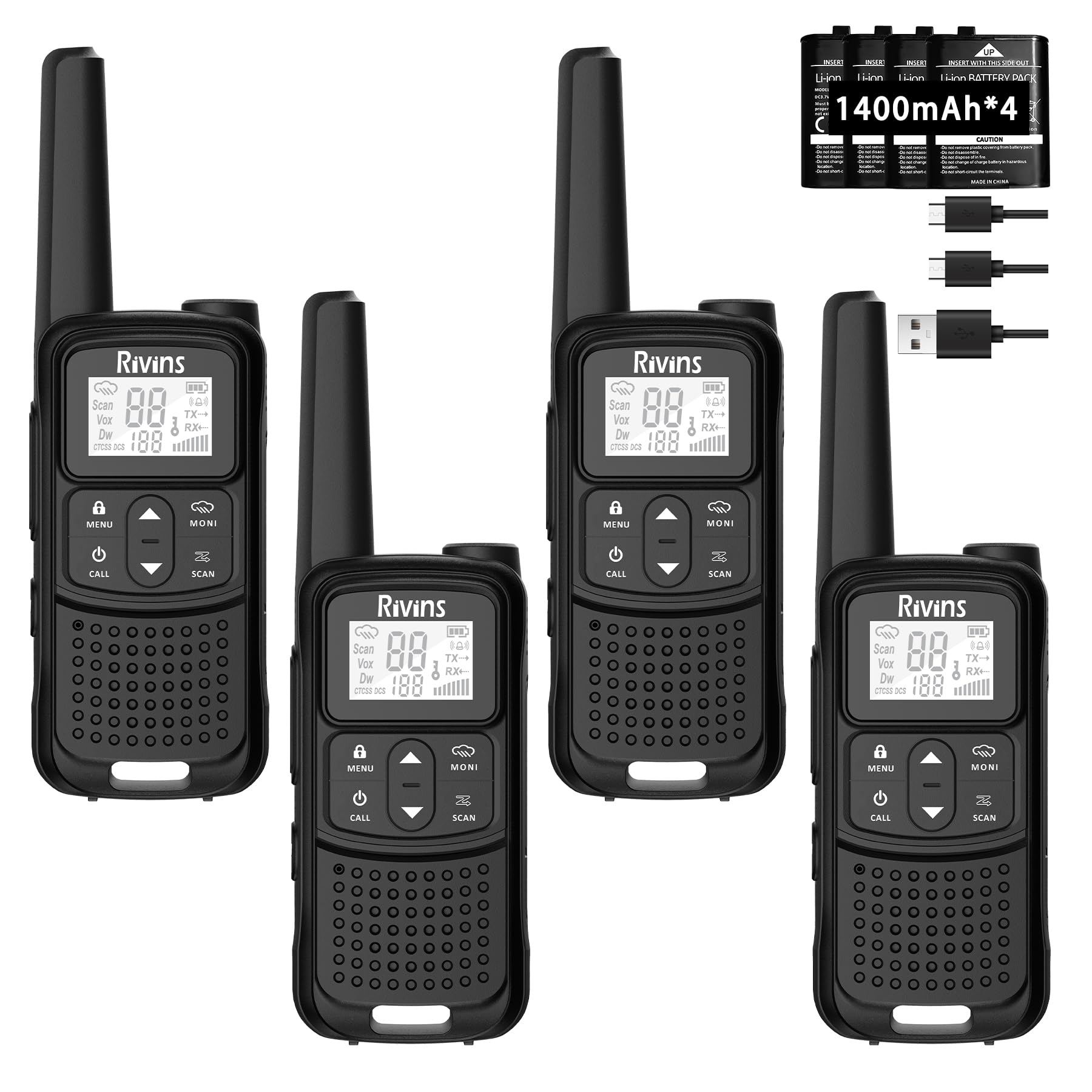 Amazon.com: Radios Walkie Talkies Long Range: Rivins F22