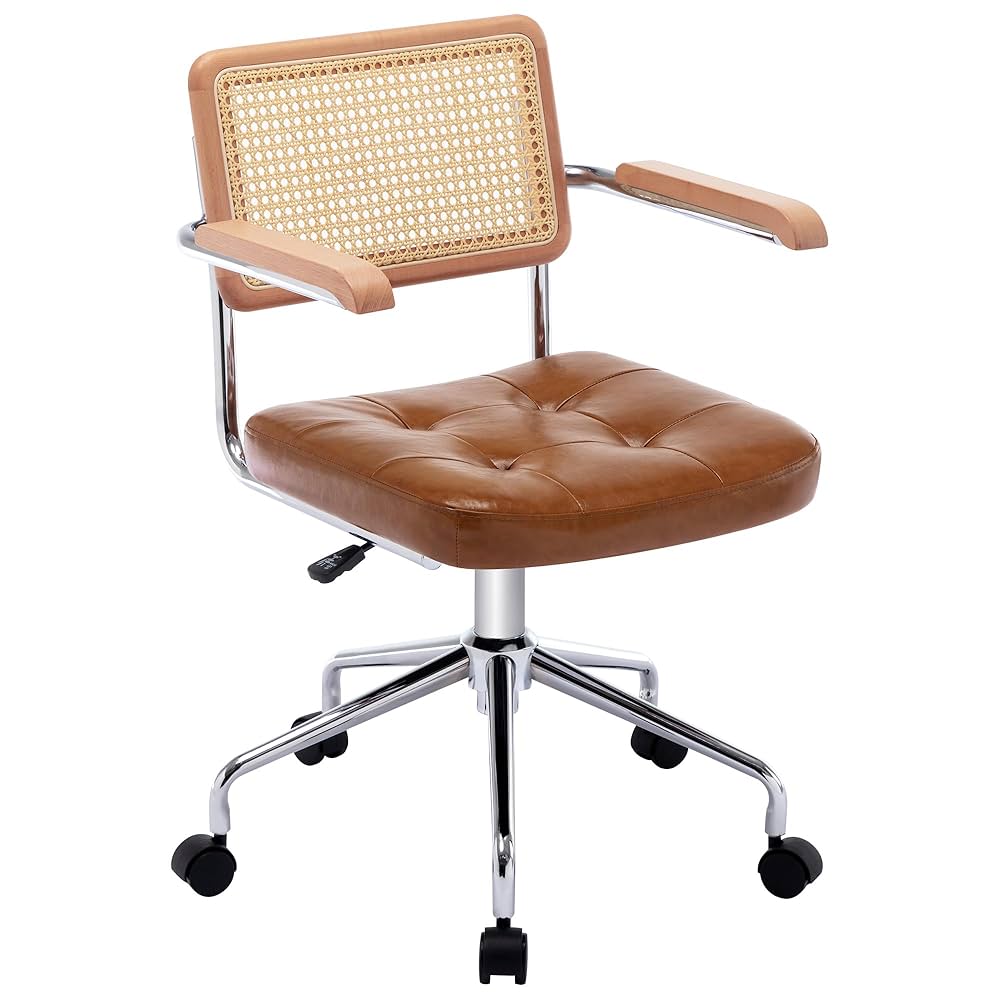 Zesthouse Modern Home Office Chair Leather Desk Chair with
