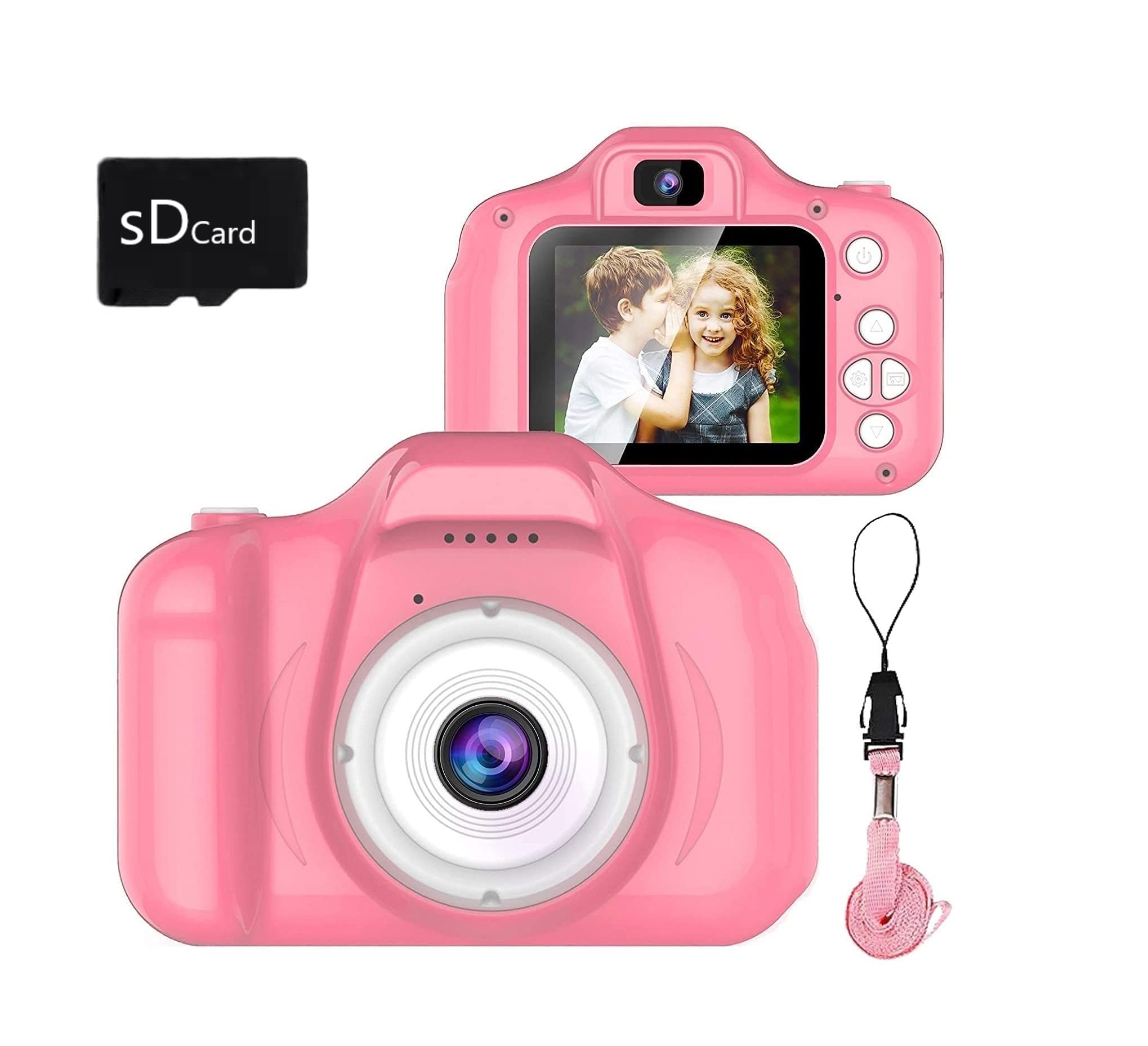 CADDLE & Toes Kids Digital Camera for 4+ 5 6 7 8 Year Old Girls, Upgrade Toys Camera for Christmas Birthday Gift, Children 1080P Video Cameras for Age 4+ to 12 Years with sd Card,Pink (B09V2WFMM1) Amazon Price History, Amazon Price Tracker