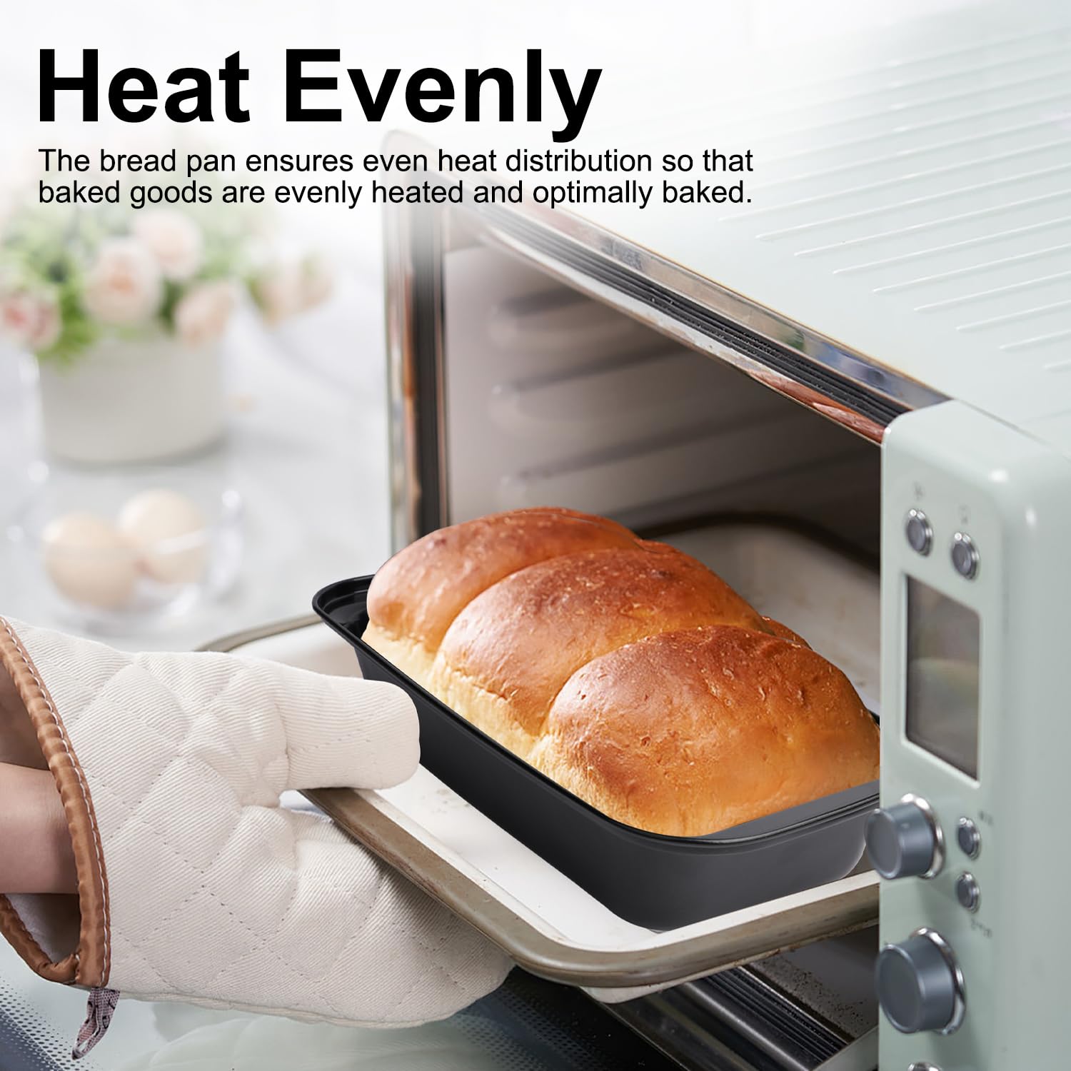 Stampo Per Pane In Silicone Antiaderente Con Coperchio – Teglia Rettangolare Grande Per Plumcake, Brownies E Lasagne | Pieghevole E Lavabile In Lavastoviglie