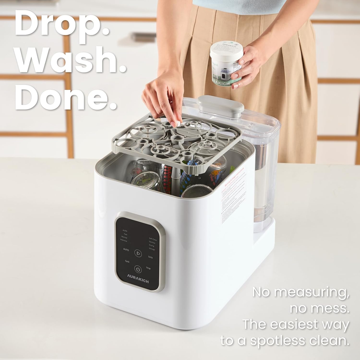 Baby Bottle Washer + 240 Detergent Tablets Bundle