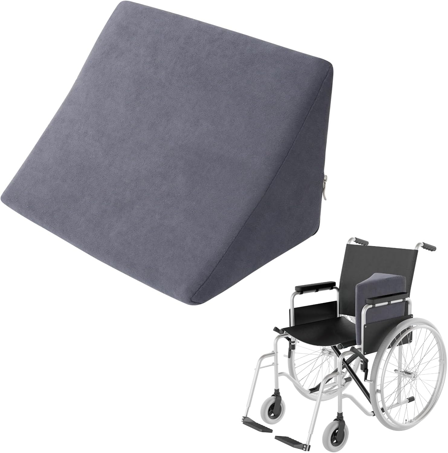 Lateral Support for Wheelchair, Lateral Arm Support, Back Supports Pads for Wheelchair Side Guards (Blue)