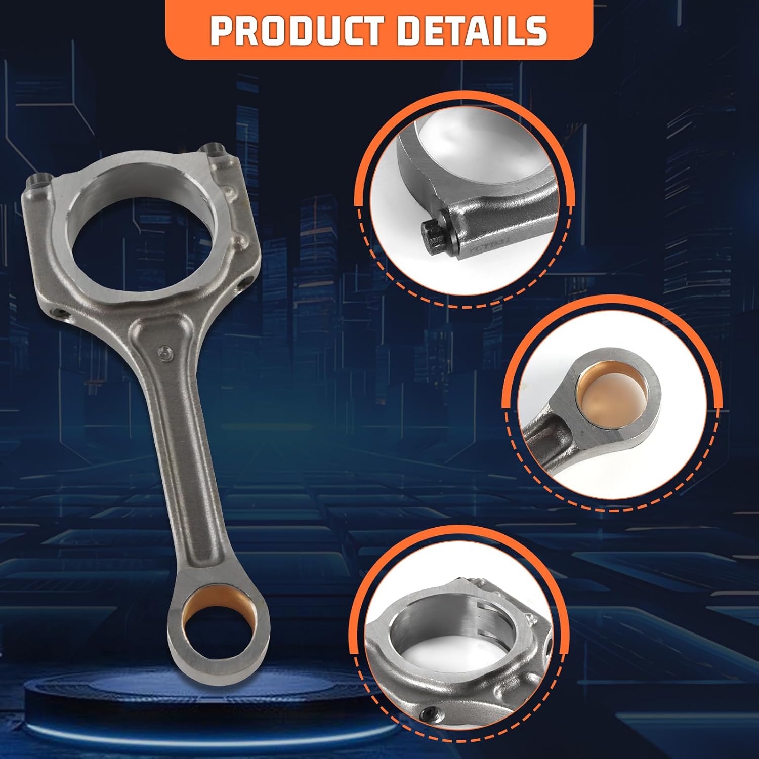 23040-2G500 Piston & Connecting Rod Kit Fits for Hyundai Sonata 2011-2013 for Kia Sorento Optima 2.4L Engine Aftermarket Parts Replace for 23510-2G540