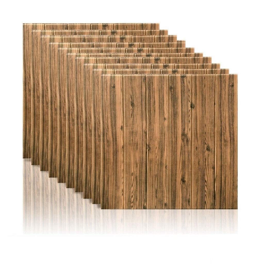 Papier peint 3D peel et bâton brique MU 70x70cm lot de 25 panneaux pour salon et chambre