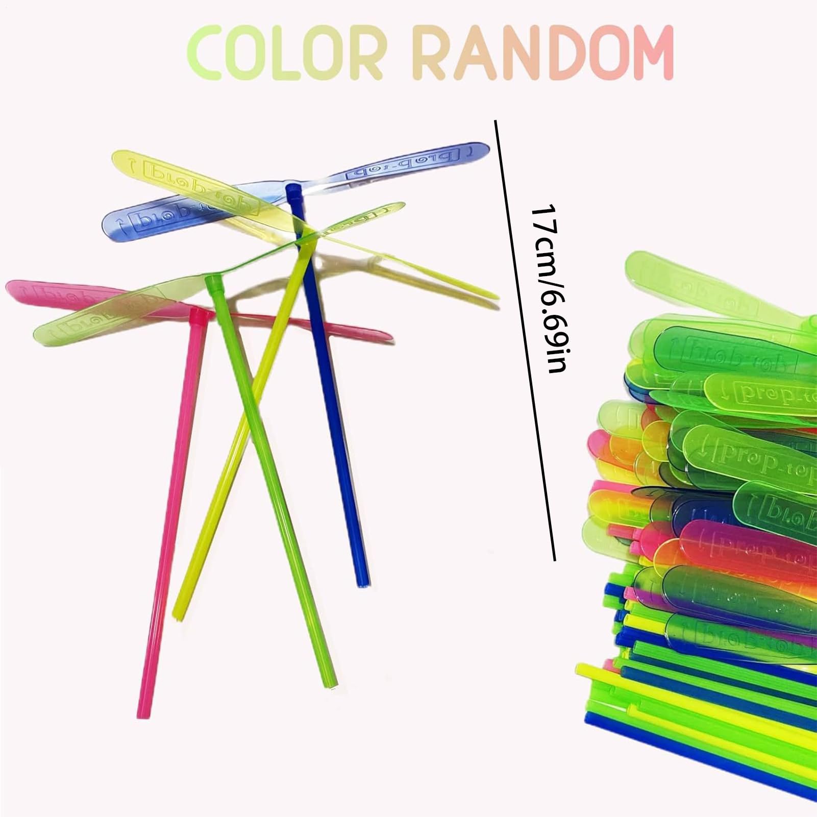 30 Pieces Prop Top Spinner Toy, Dragonfly Hand To Fly Toy - Image 9