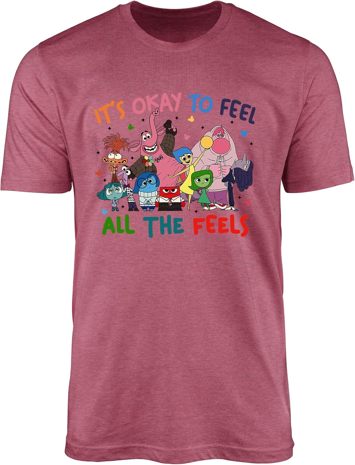 Positive Mental Health Graphic T-Shirt for Men, Women, Unisex - Emotional Support Tee - Standard Fit Short Sleeve Top
