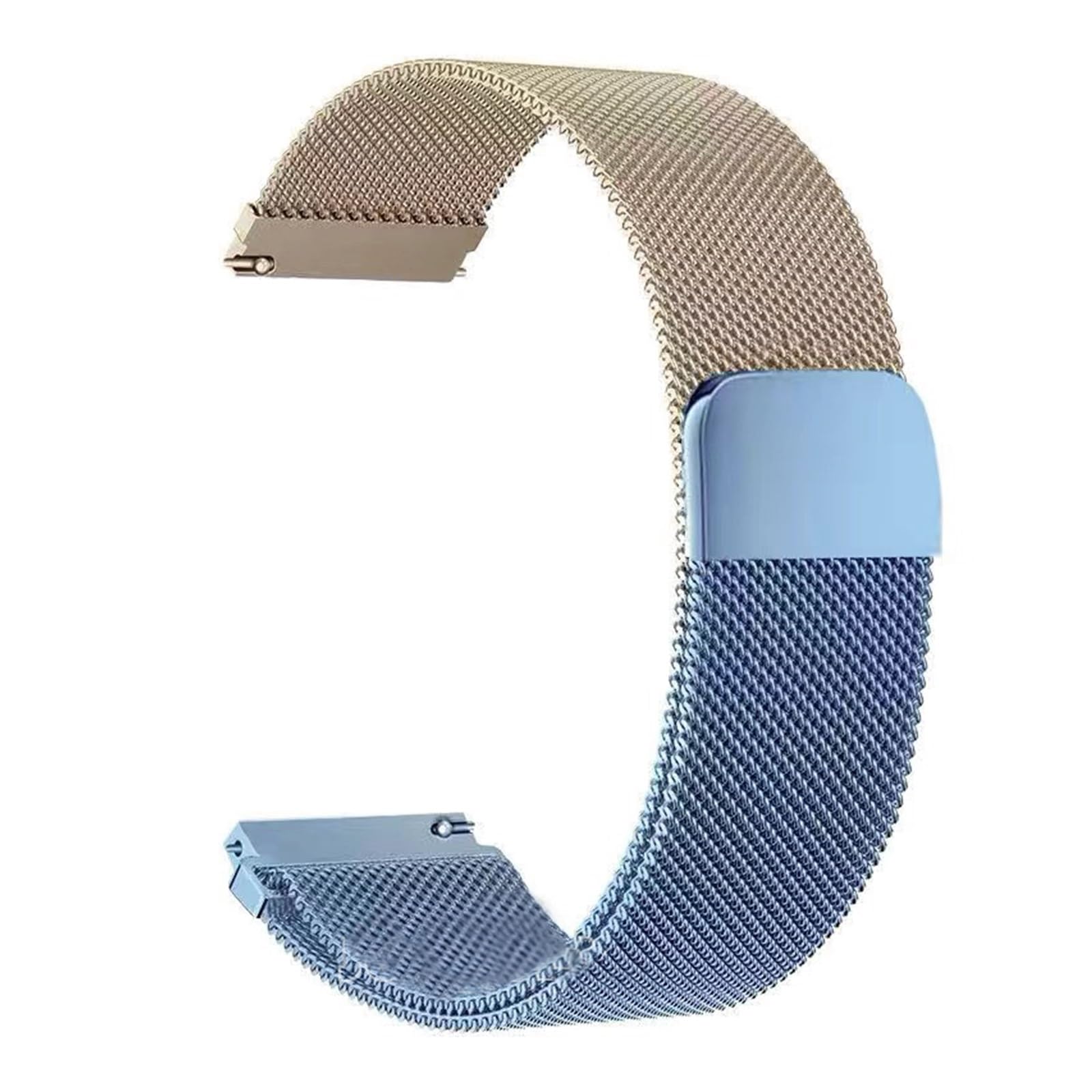 SAAWEE Bracelet à boucle milanaise pour Samsung Galaxy Watch 5/4 44mm 40mm/5 Pro/4 classique/actif 2 20mm/22mm, pour Huawei Gt 2/2e/3/4/5 Pro