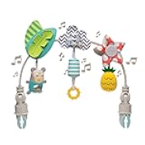 ‘Tropical Orchestra Arch’ | Ideal for Infant & Toddlers, Fits Stroller & Pram, Activity Arch with Fascinating Toys, Stimulates Baby’s Senses and Motor Skills Development, Easier Outdoors