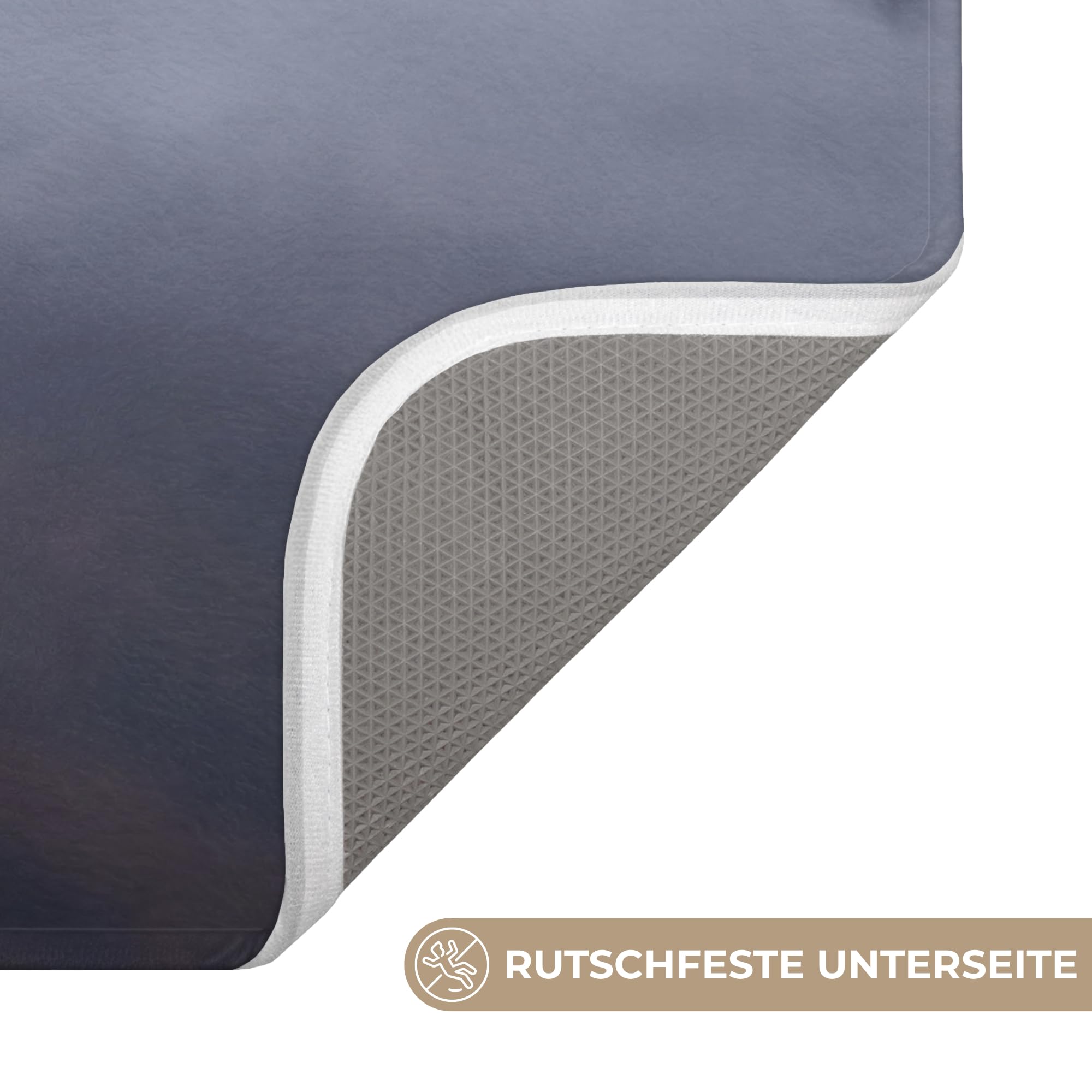 Duschvorleger Badezimmer Deko Badematte rutschfest Bathroom