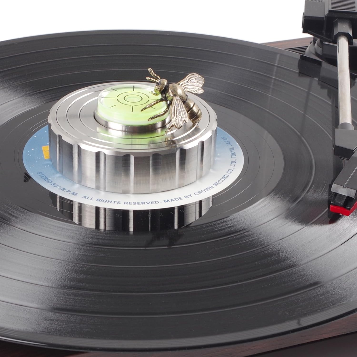 Generic ターンテーブルウェイト ステンレス鋼製 &ndash; 調整可能スタビライザー 非スリップベース レベル調整付き