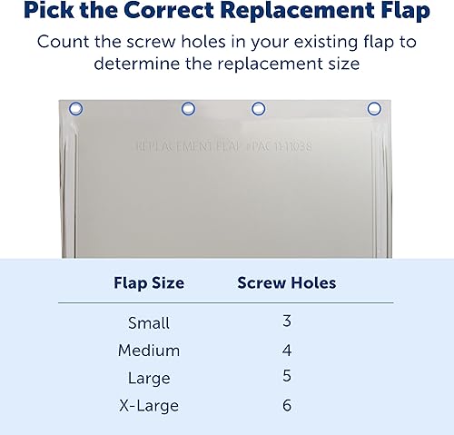 Miniatura 3 de Solapa de reemplazo para la puerta de mascotas, de PetSafe, S, Marrón