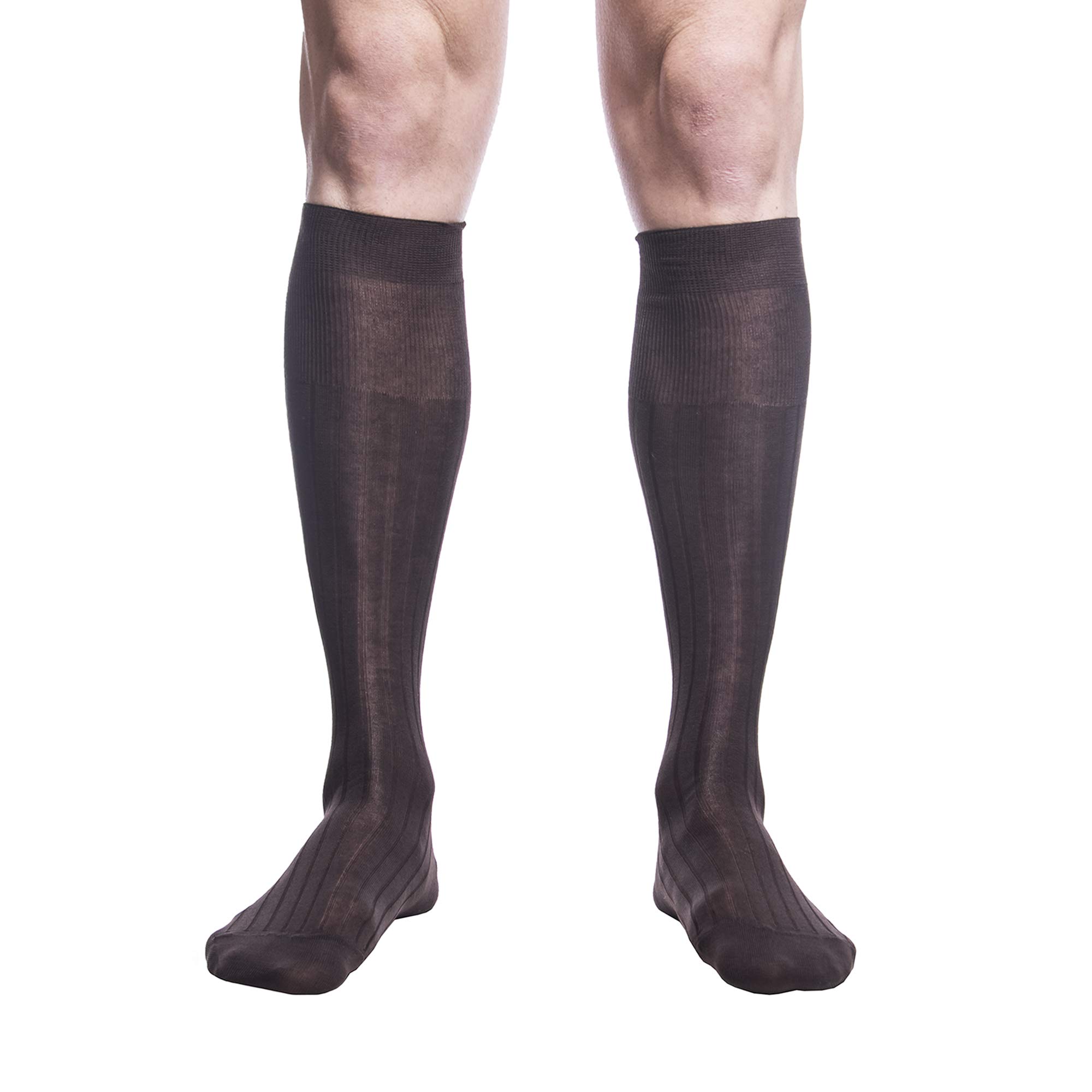 PETTI Artigiani Italiani - Calzini, Calze Uomo, Calzino Uomo, Calze Lunghe e Corte Uomo, 6 Paia Calze Uomo Filo di Scozia, 100% Made in Italy