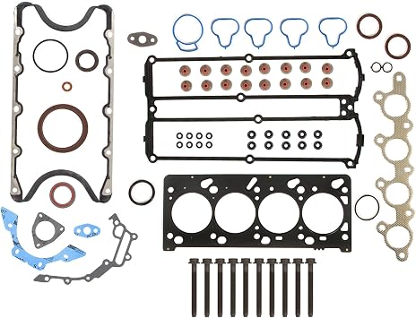 DG-8614923681 Full Gasket Set Head Bolts Compatible With/Replacement For 1999-12/20/1999 Ford Focus 2.0L Zetec DOHC Vin 3