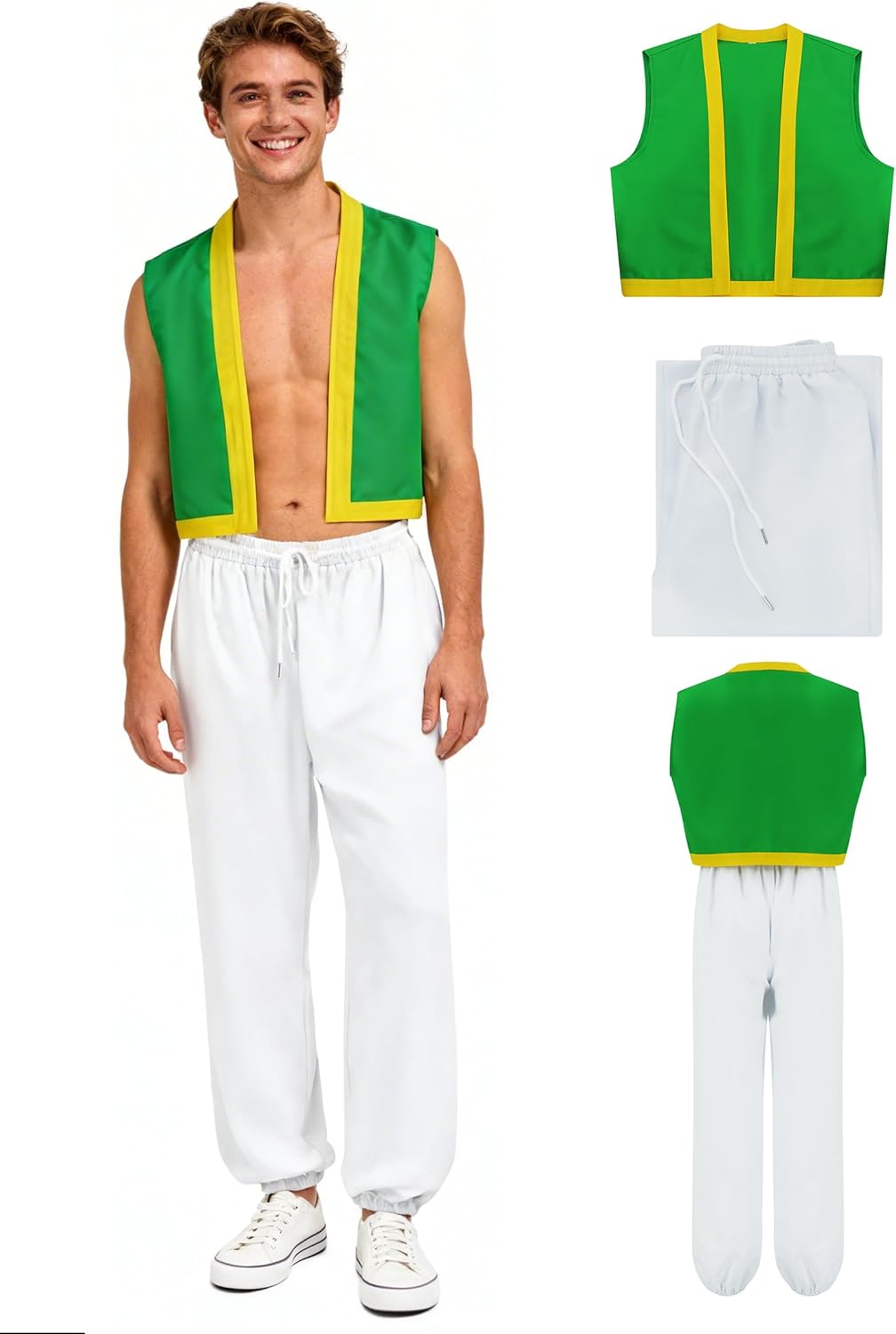 Men Costume Adult Super Cosplay Vest and Pants Halloween Costume