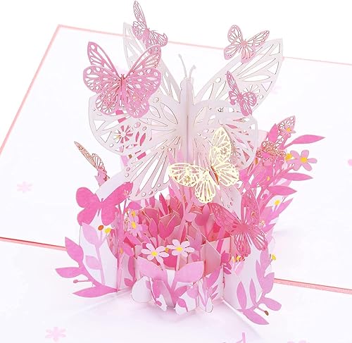 Miniatura 2 de WESAPPINC Paquete de 6 tarjetas de felicitación 3D, tarjetas de Navidad, postales desplegables, tarjetas de aniversario de cumpleaños para padres,