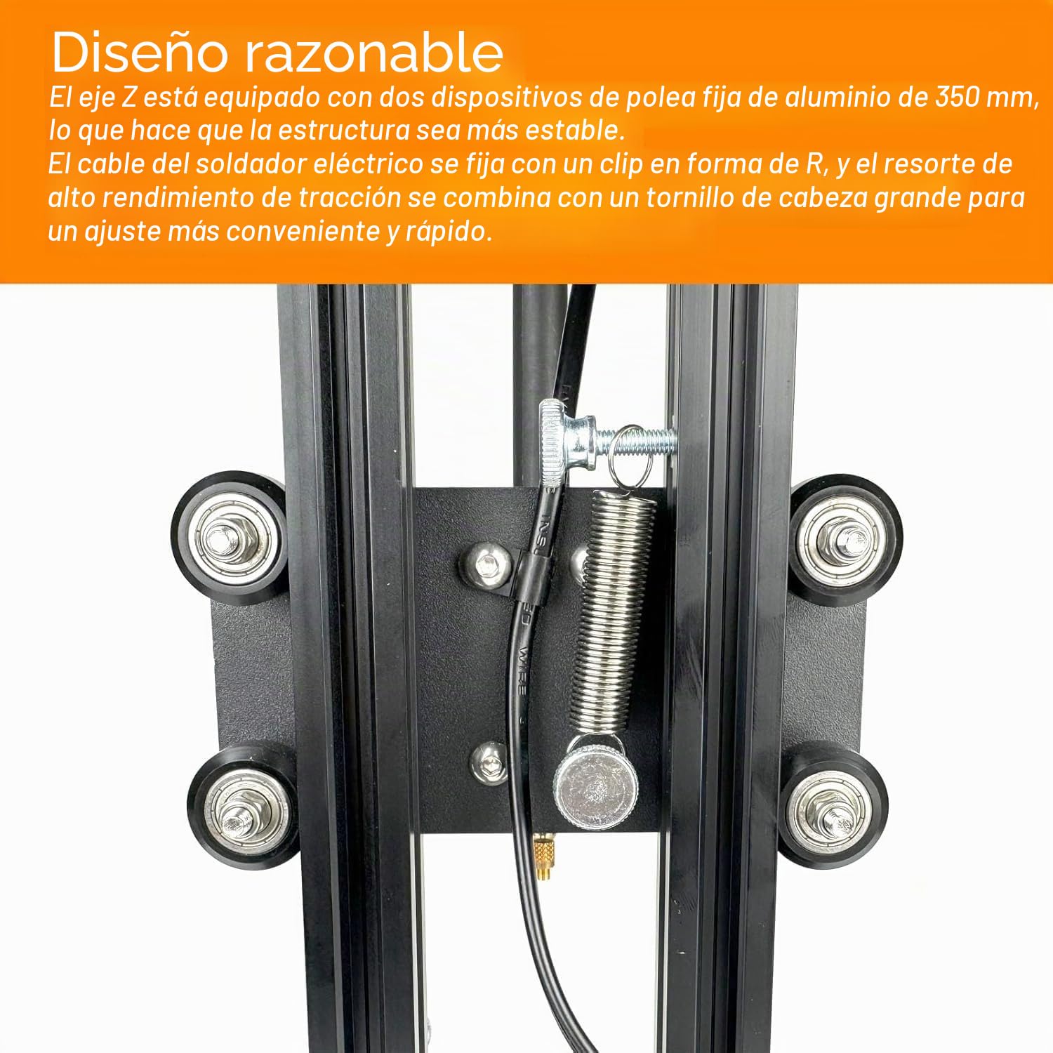 Máquina de prensa de calor vertical de 210 mm de altura de inserción M2-M8 tuercas moleteadas de latón para impresión 3D