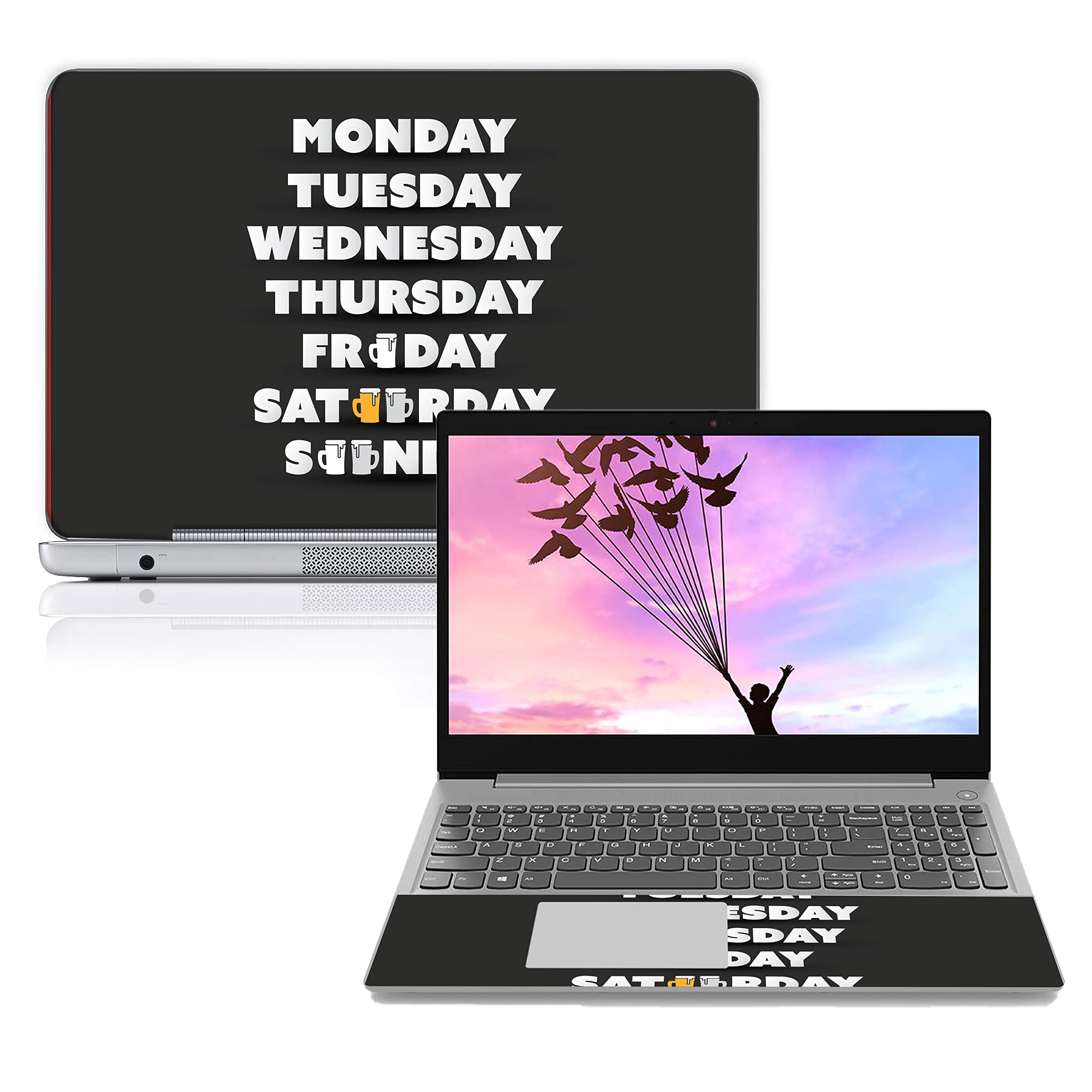 Paper Plane Design Laptop Skins Stickers (15.6 Inches) d132-image-3