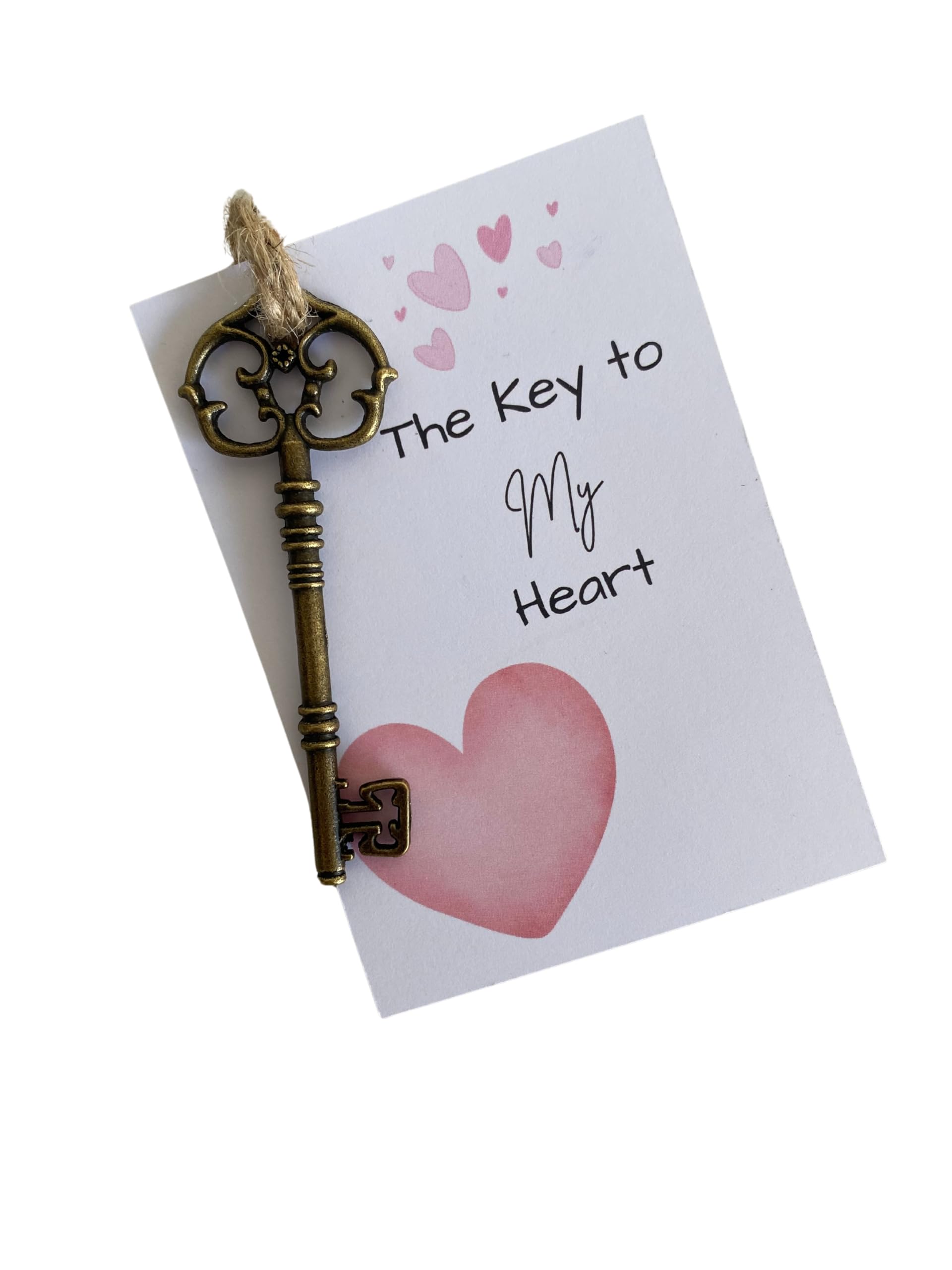 UNIQUEPGIFTS Key To My Heart for Him, I Love You Gift for Boyfriend, Husband, Wife, Fiance, Christmas Birthday Valentines Day Anniversary Present