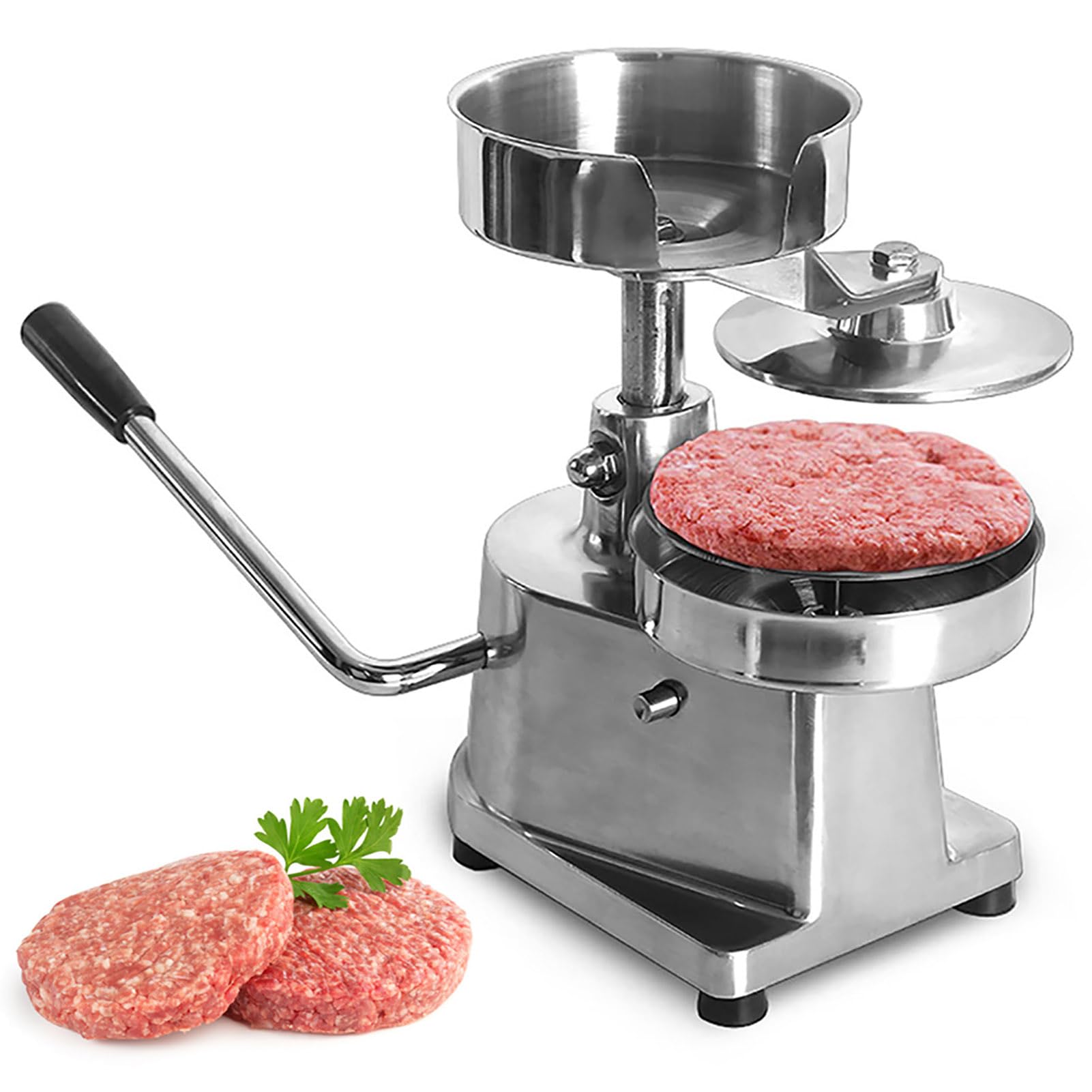 Presse à burger en acier inoxydable robuste pour des galettes de viande parfaites