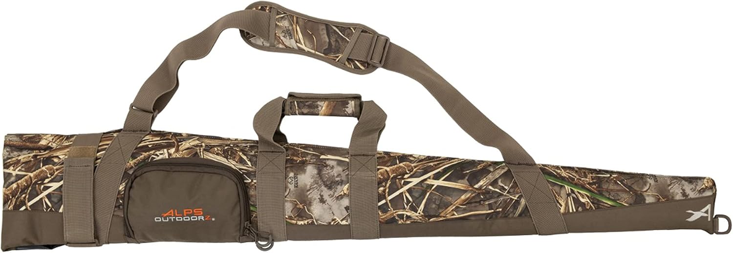 ALPS OutdoorZ Floating Gun Case - High-Density Foam Rifle Bag with Side Pockets, Choke Tube Holders, Padded Strap, Carry Handle and D-Ring Clip