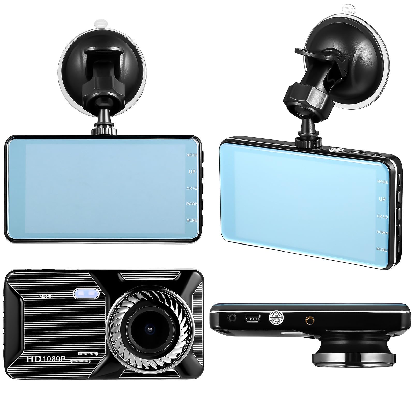 Videocamera Auto Doppio Obiettivo Gc1064 Schermo Touch