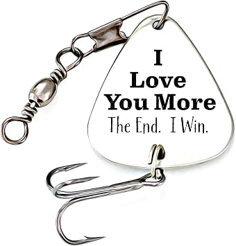 I Love You More Gifts The End I Win Gift Made in USA Personalized Fishing Lure Personalized Mens Valentines Day Gift for Him The End I Win Fishing Lure END-Lure