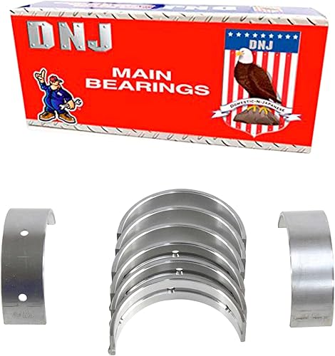 DNJ MB475 Rodamientos principales para 1992-2002  Ford, Mazda  626, Millenia, MX-3, MX-6, Probe  1.8L, 2.3L, 2.5L  DOHC  V6  24V  152cid, 1845cc,