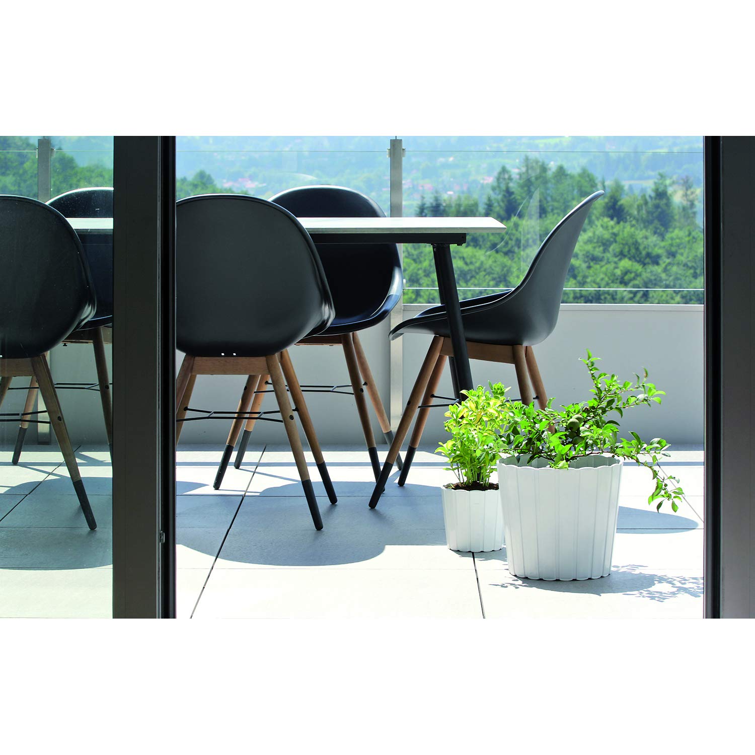 Vaso da fiori Lignum 40-BIANCO | Leroy Merlin