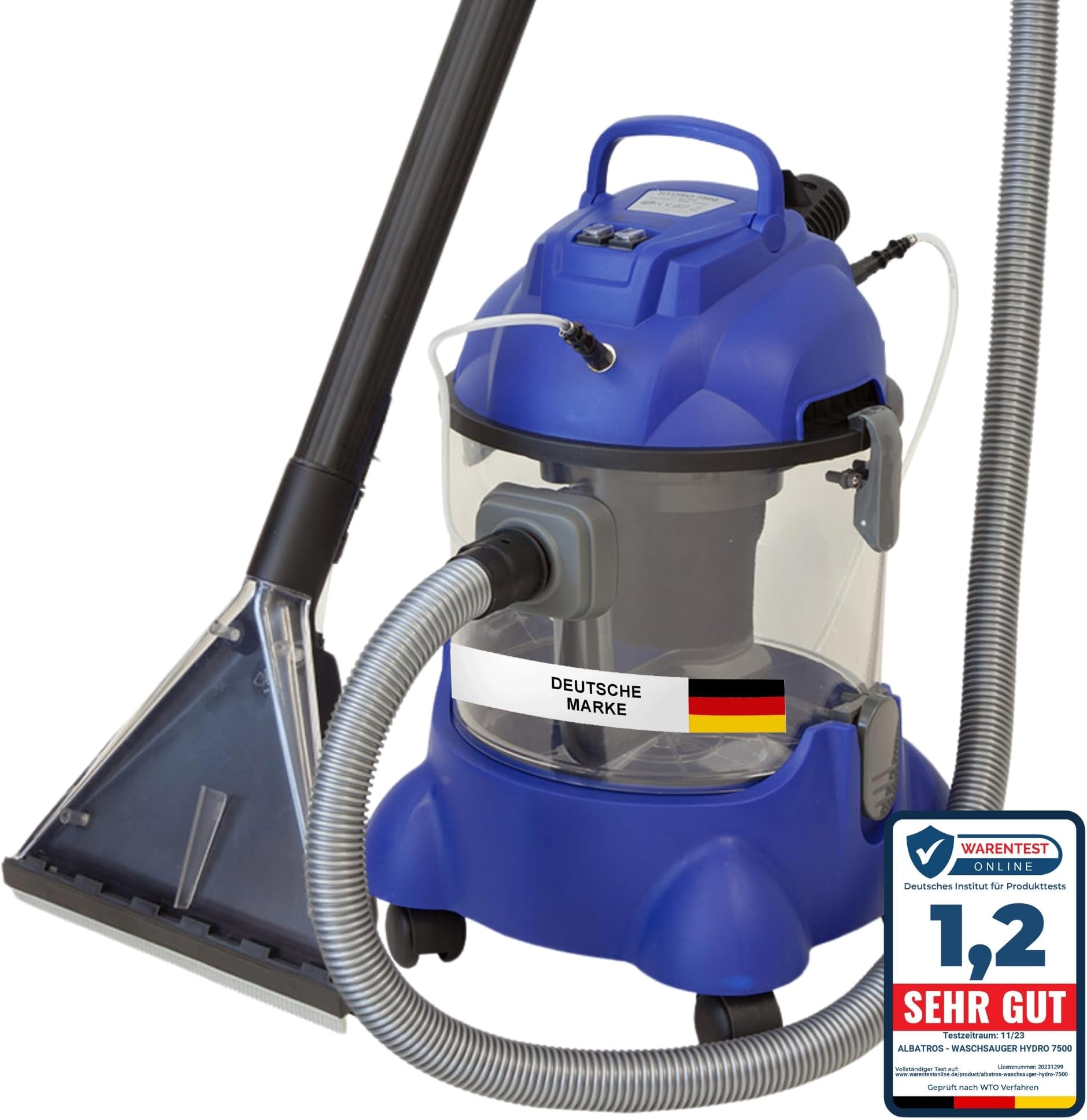 Nettoyeur De Tapis TAB-R6 – Aspirateur Laveur 1200W, 14KPa, Réservoir 2750ml